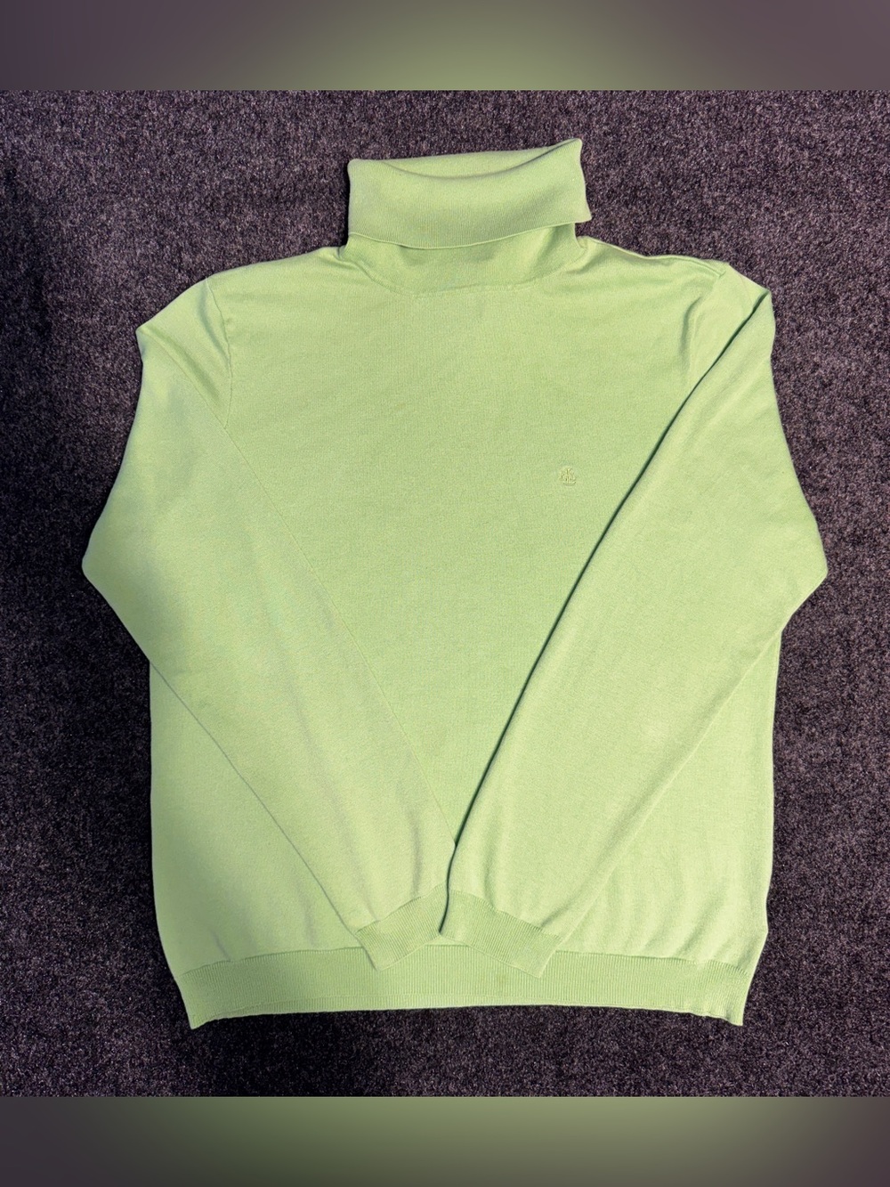 Lauren Ralph Lauren Women’s XL Green Silk Blend Turtleneck Sweater LRL